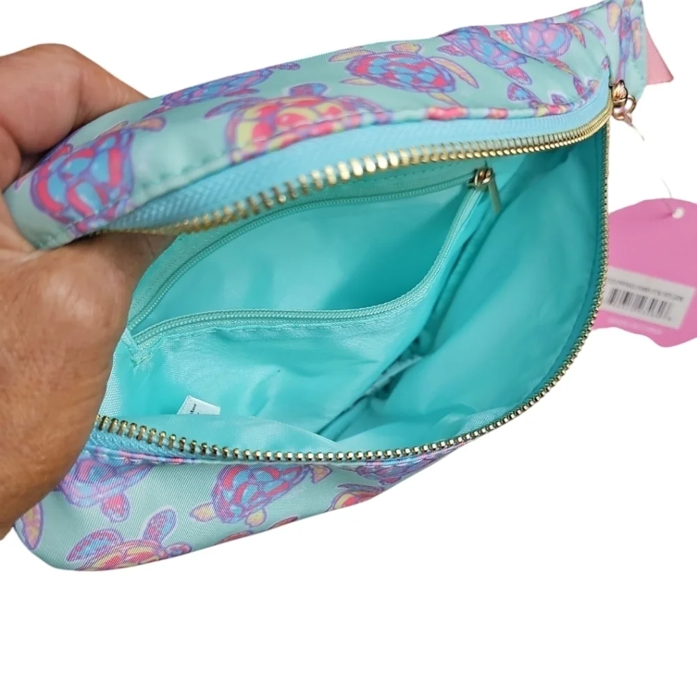 Simply Southern Green Turtle 3 Piece Bundle:Fanny Pack, Leash & Collar!
